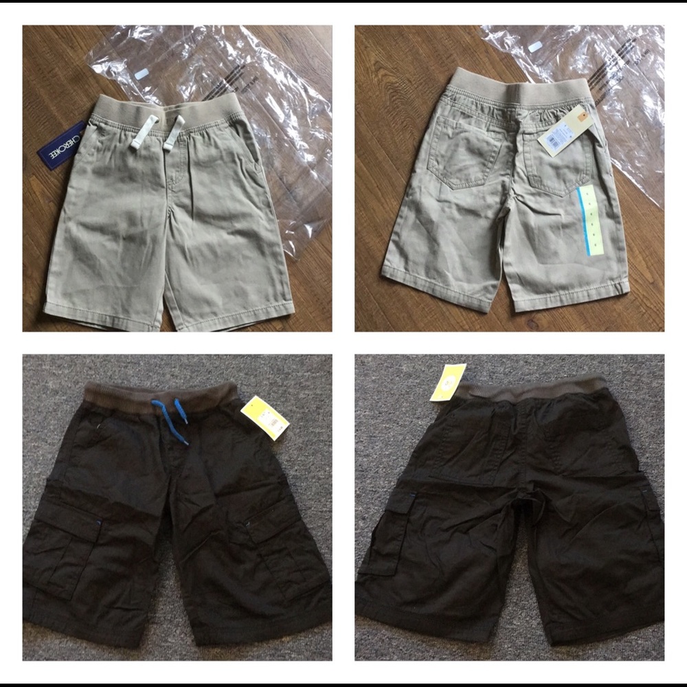 2 pairs of boys shorts size S NWT